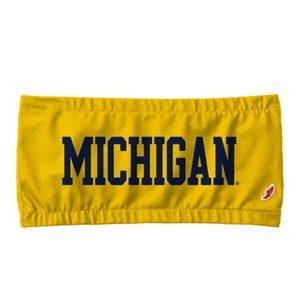 University of Michigan Official League strapless Bandeau, maize, size S/M